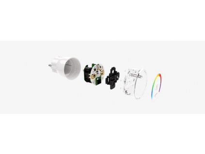 FGWPE-102 ZW5 inteligentná zásuvka s meraním (2.5kW) LED, pracuje s FIBARO produktami a s vybranými produktami skupiny NICE.
