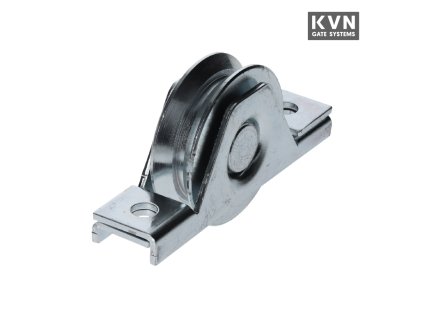 Vodící kladka o průměru 60mm pro zapuštění do jeklu, V profil, nosnost 100kg