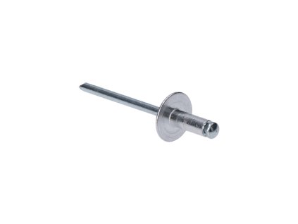 Trhací nýt 4x8mm, velká hlava, hliník-ocel , pozink