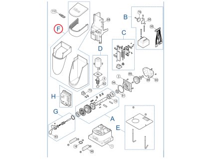 SPCG008700 kit krytu pro SLH400