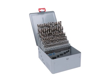 Sada HSS vrtáků do kovu, 2-10mm(81ks), univerzální použití, PROFI