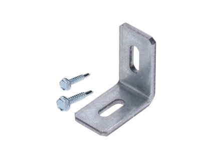 Úhelník pro kované ploty - pozinkovaný, součástí balení 2ks TEX šroubů do kovu