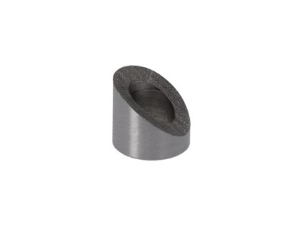 Podložka na trubku o průměru 42,4mm, úhel 35° (průměr 13x2.75mm, díra průměr 7.5mm), broušená nerez K320 /AISI304