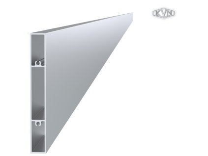 Profil na výplň 120x16x6000mm, materiál EN AW-6060 T66, prírodný hliník bez povrchovej úpravy, cena za kus