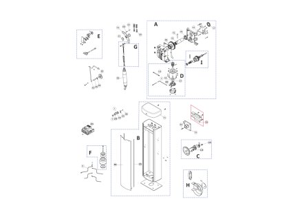 PMD1010.4610 držiak ramena s prolisem na remeno pre SIGNO