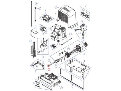 PD2298A0000 Vložka  odblokovacia RBS400, RBS600, RBS600HS