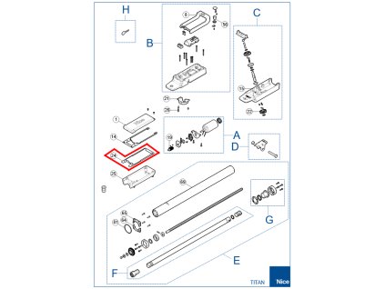 PD0946A0000 Tesnenie krytu motora TITAN TTN3724HS, TTN6024HS