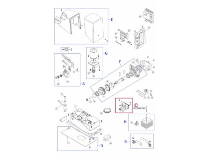 SPLSM00100 Kit mikrospínačov ROAD, ROX, ROBUS, RUN