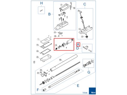 SPAMG323A00 Kit motora pre TTN3724HS,6024HS