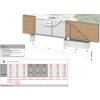 GRANDE-9 samonosný systém 140x140x6mm pro posuvné brány do 1000kg/15m, pozinkovaný profil, intenzivní provoz