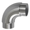 Spojka oblouková 90° na trubku o průměru 48,3mm, broušená nerez K320/AISI304