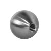 Koule plná se závitem M6 / průměr=25mm, broušená nerez K320/AISI304