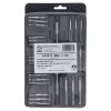 Souprava závitořezných nástrojů mini-2 NO, závity M3, M4, M5, M6, M7, M8, M10 a M12, vratidlo 2,5-9mm