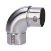 Spojka oblouková 90° na trubku o průměru 42,4mm, broušená nerez K320 /AISI304