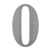 Domovní čísla 0-9, 156x1,5mm, s 3M páskou, broušená nerez K320/AISI304 (Číslo 0)