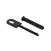 Kotveníe plotu 50X25mm s hmoždinkou, černé
