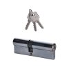 Cylindrická vložka EURO 40/40mm, niklová, 3 klíče, šroub M5x65mm