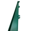 Bavolet "Y" oboustranný na sloupek o průměru 60mm, pro 3 řady, Al - zelený