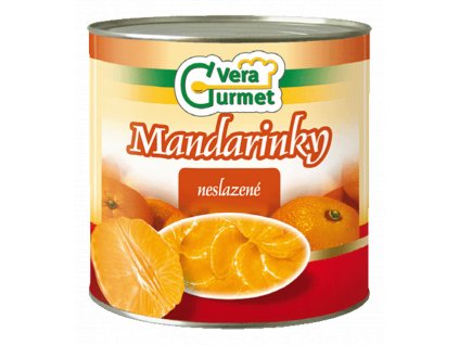 12079 Mandarinky ve vodě bez cukru 2500g