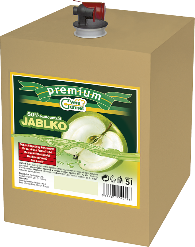 Jablko PREMIUM koncentrát 1:14 5l