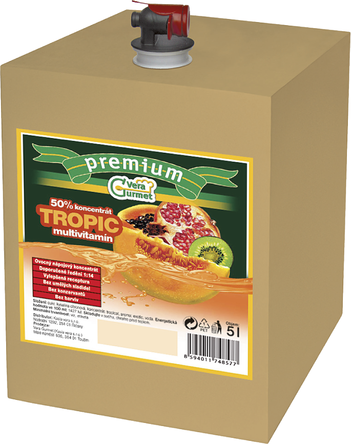 Tropic - multivitamin PREMIUM koncentrát 1:14 5l