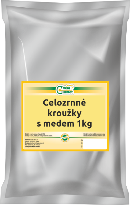 Vera Gurmet Cereální KROUŽKY s medem 1kg
