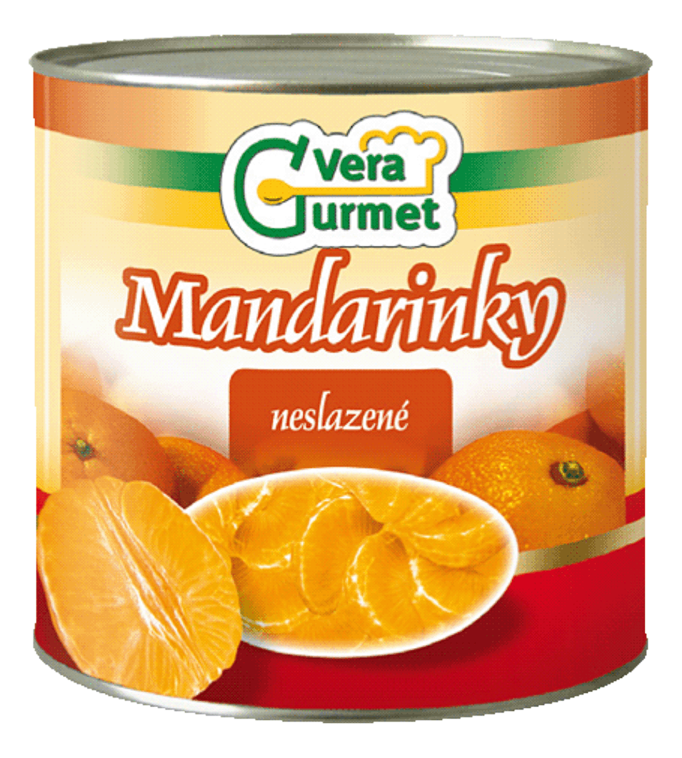 Mandarinky ve vodě bez cukru 2500g