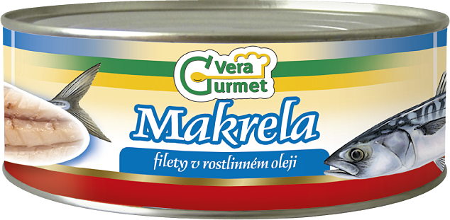 Filety z makrel v oleji 1kg