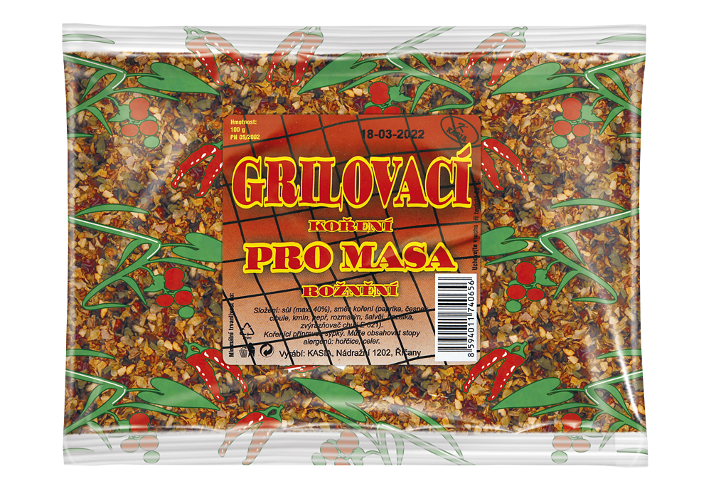 Grilovací koření hrubé na rožnění 100g