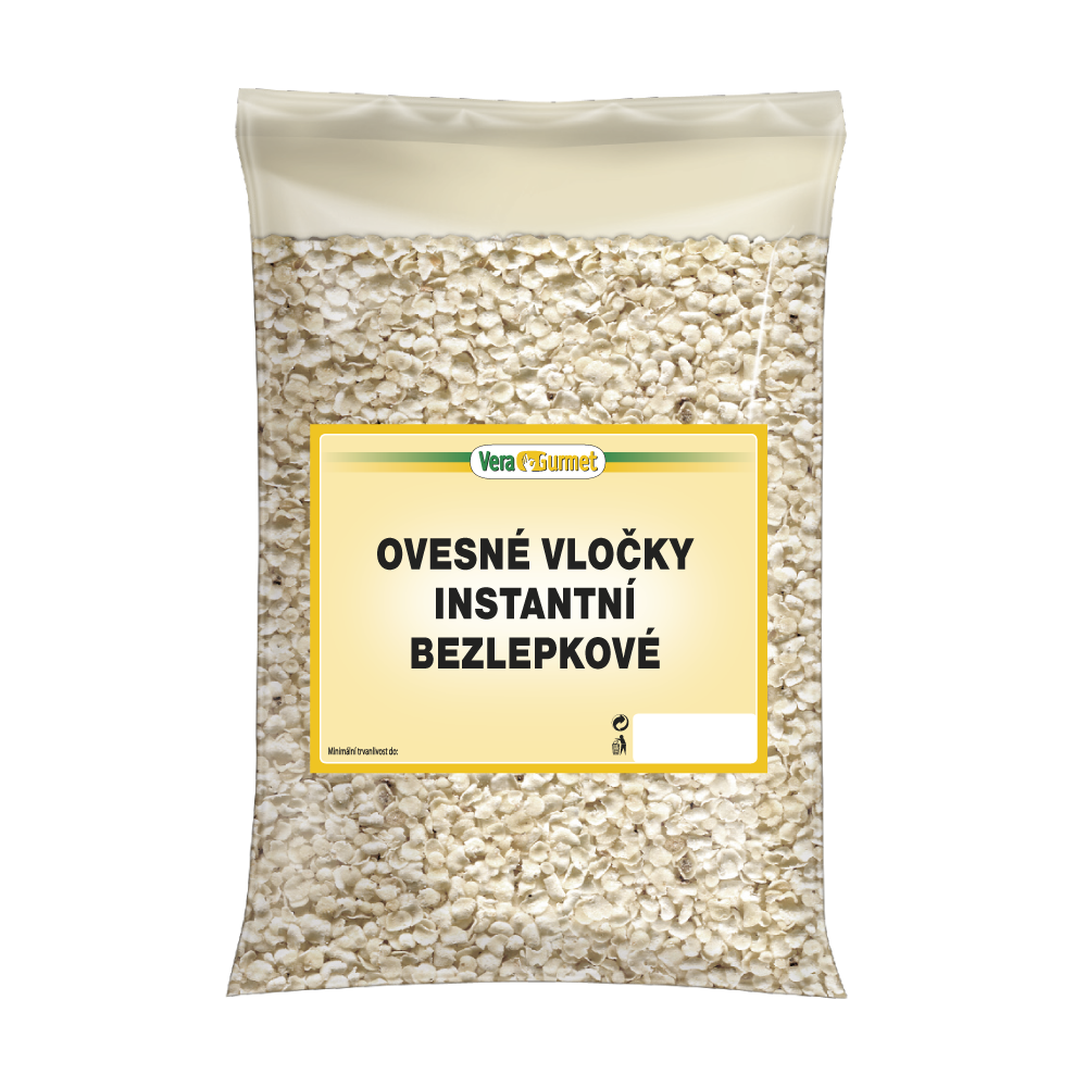 Ovesné vločky instantní BEZLEPKOVÉ 1kg