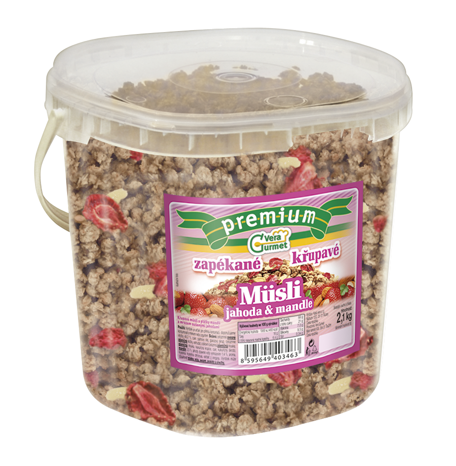 Müsli zapékané JAHODA MANDLE 2,1kg