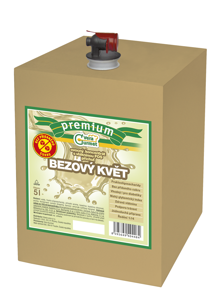Vera Gurmet Koncentrát FOSFIT bezový květ 1/14 5l