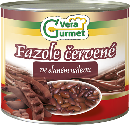 Fazole červená ve slaném nálevu 2650g