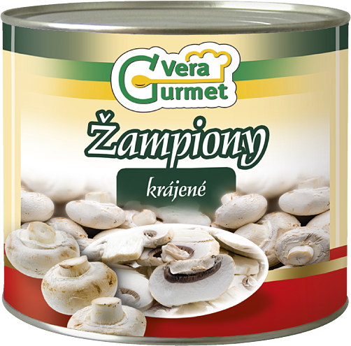 Žampióny krájené 2550g