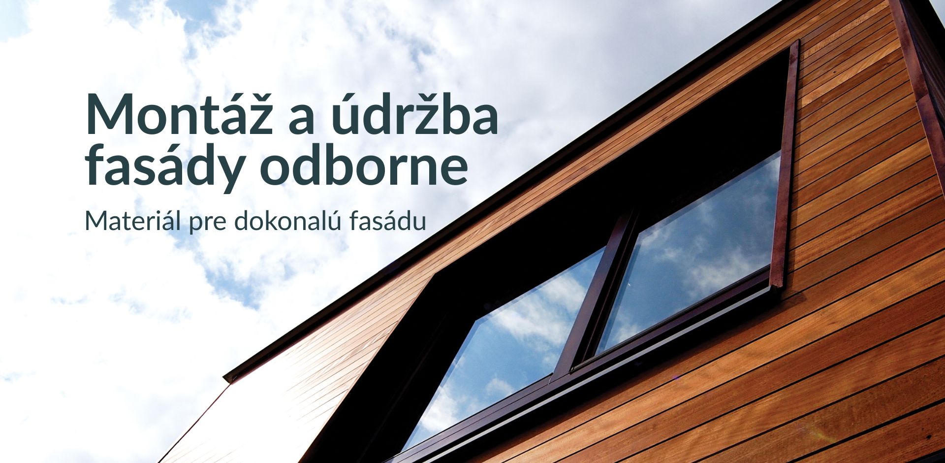 Montáž fasády