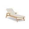 manutti sunrise loungerwitharmrest teak toscana TEB12 biela