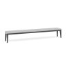manutti sunrise bench 300x42 scuro chinchilla biela