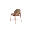 sedia con cuscini twins 6040 emu esterno giardino alluminio teak rosso acero cam006