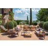 poltrona sedia divano tavolo twins emu esterno giardino alluminio teak marrone