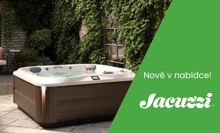 Nabízíme venkovní vířivky Jacuzzi