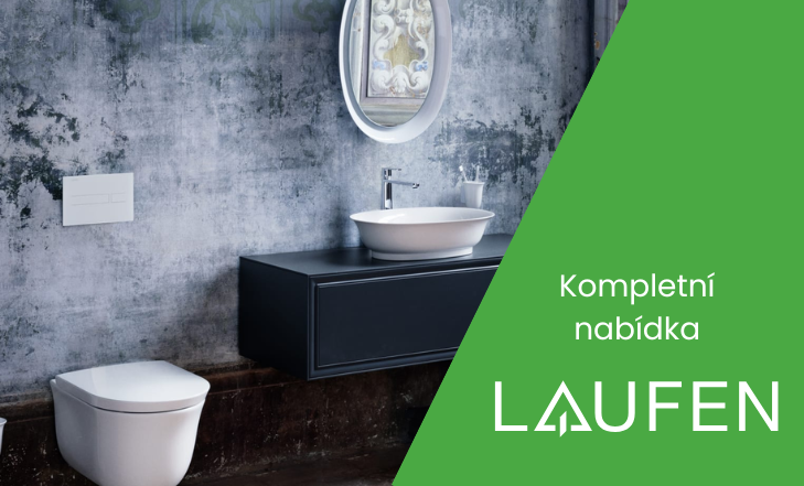 Kompletní sortiment Laufen za přijatelné ceny