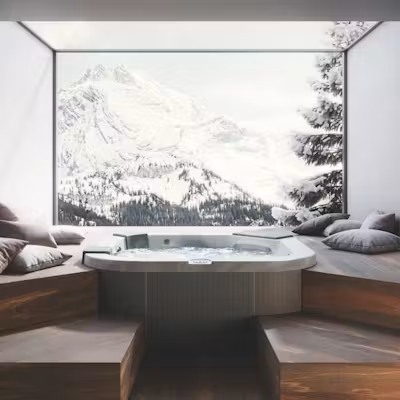 Kompaktní čtyřmístná vířivka Jacuzzi® Delfi