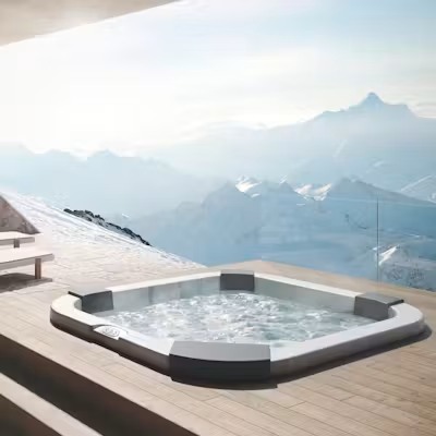 Vířivka Jacuzzi® Santorini se dvěma lounge pozicemi