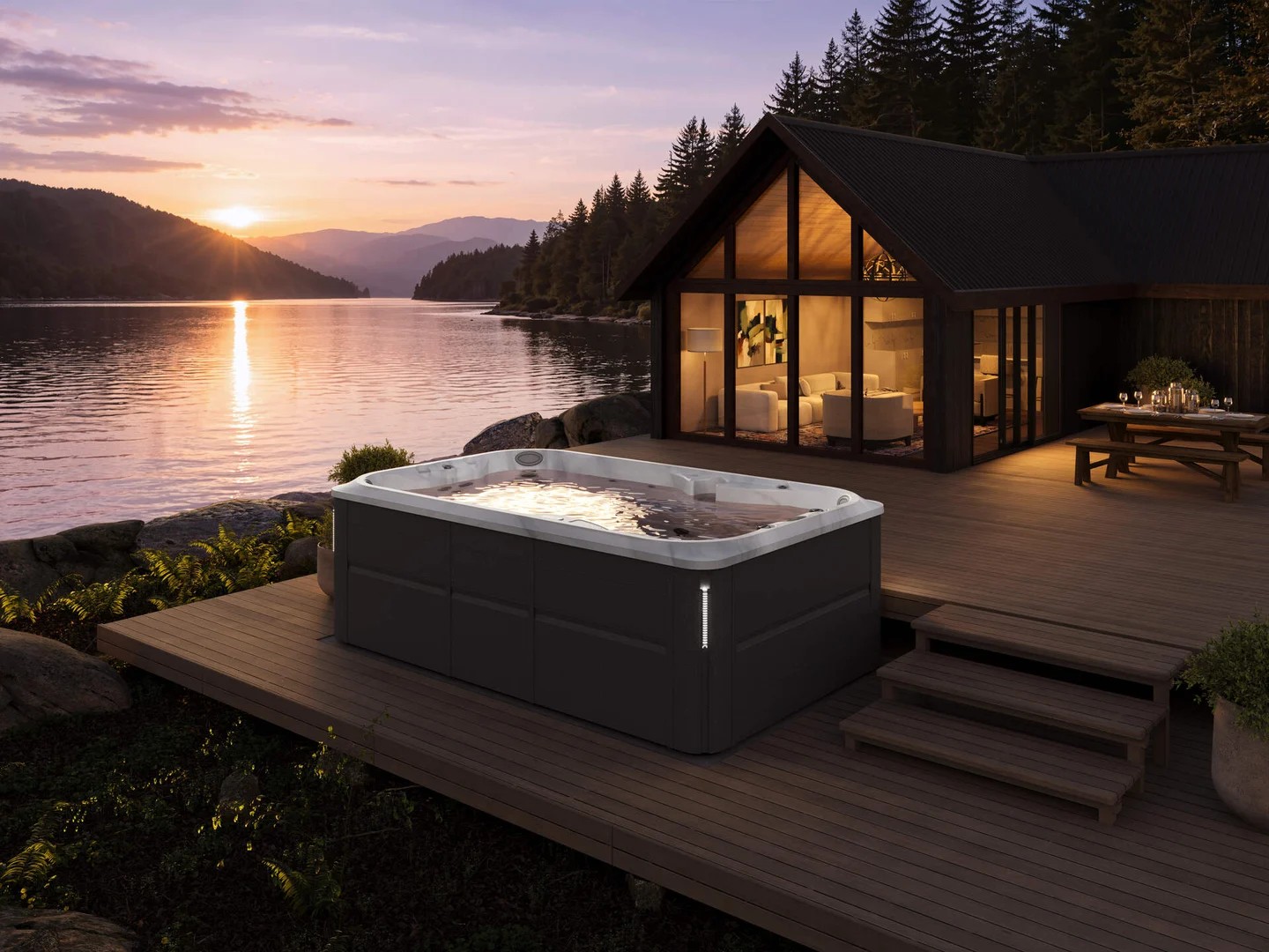 Jacuzzi® Swim Spa pro plavání, cvičení a relaxaci