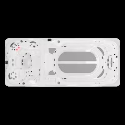 Pohled shora na dvouzónové Jacuzzi® J-19DT PowerActive™