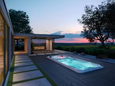 Jacuzzi® J-19DT™ Dual Temp Swim Spa