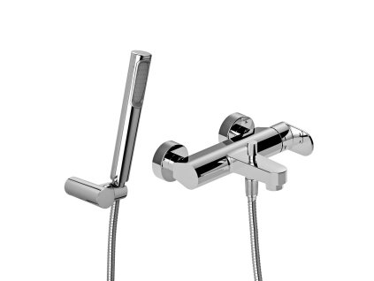 CANDY Nástěnná vanová baterie s duplexem a držákem (Barva Chrom)