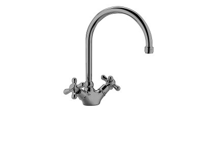 Dřezová jednootvorová baterie IRIS (Barva Bronz)