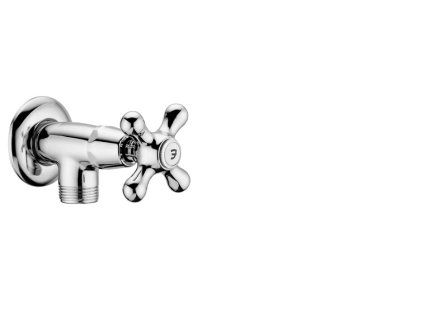 Rubinetto joker 1/2'  c/rosone   IRIS (Barva Bronz)
