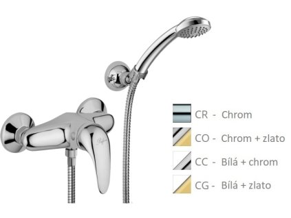 NETTUNO DUE sprchová baterie se sprch.kompletem (Barva Chrom)